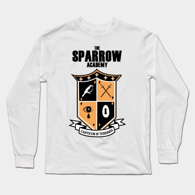 UMBRELLA ACADEMY 3: SPARROW ACADEMY (WHITE) Long Sleeve T-Shirt by FunGangStore